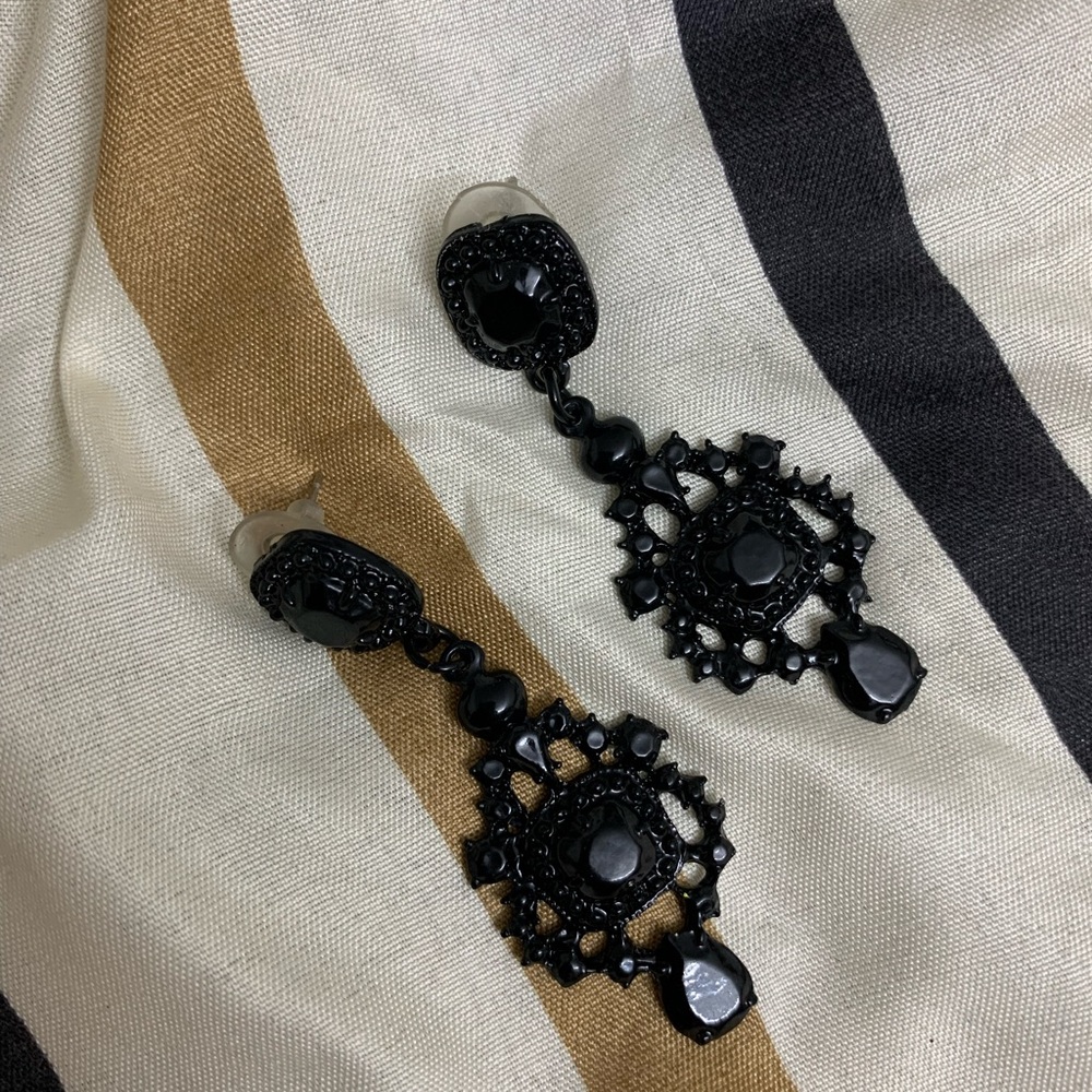Black earrings